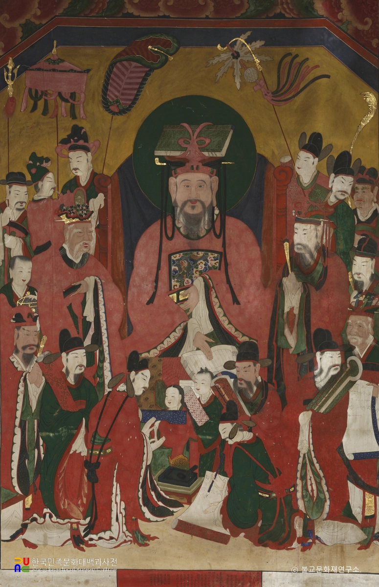 강화 청련사 큰법당 현왕탱