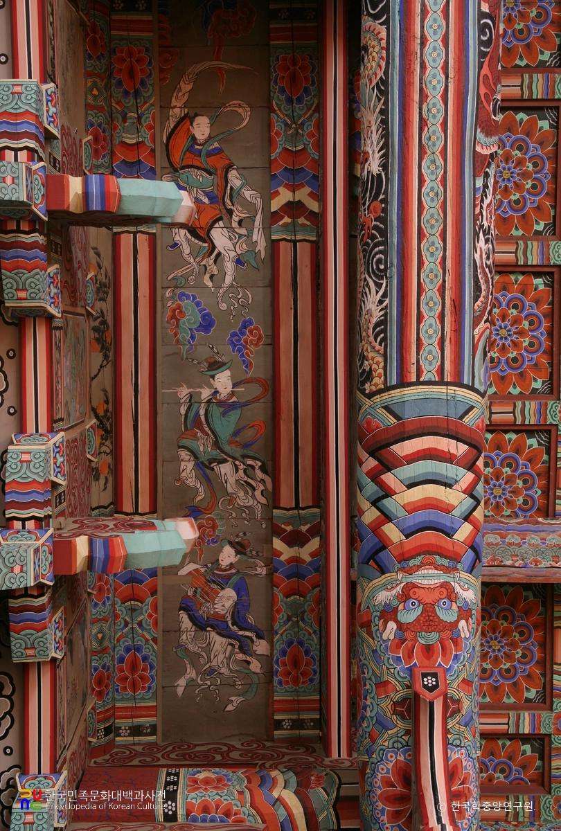 하동 쌍계사 대웅전 천정