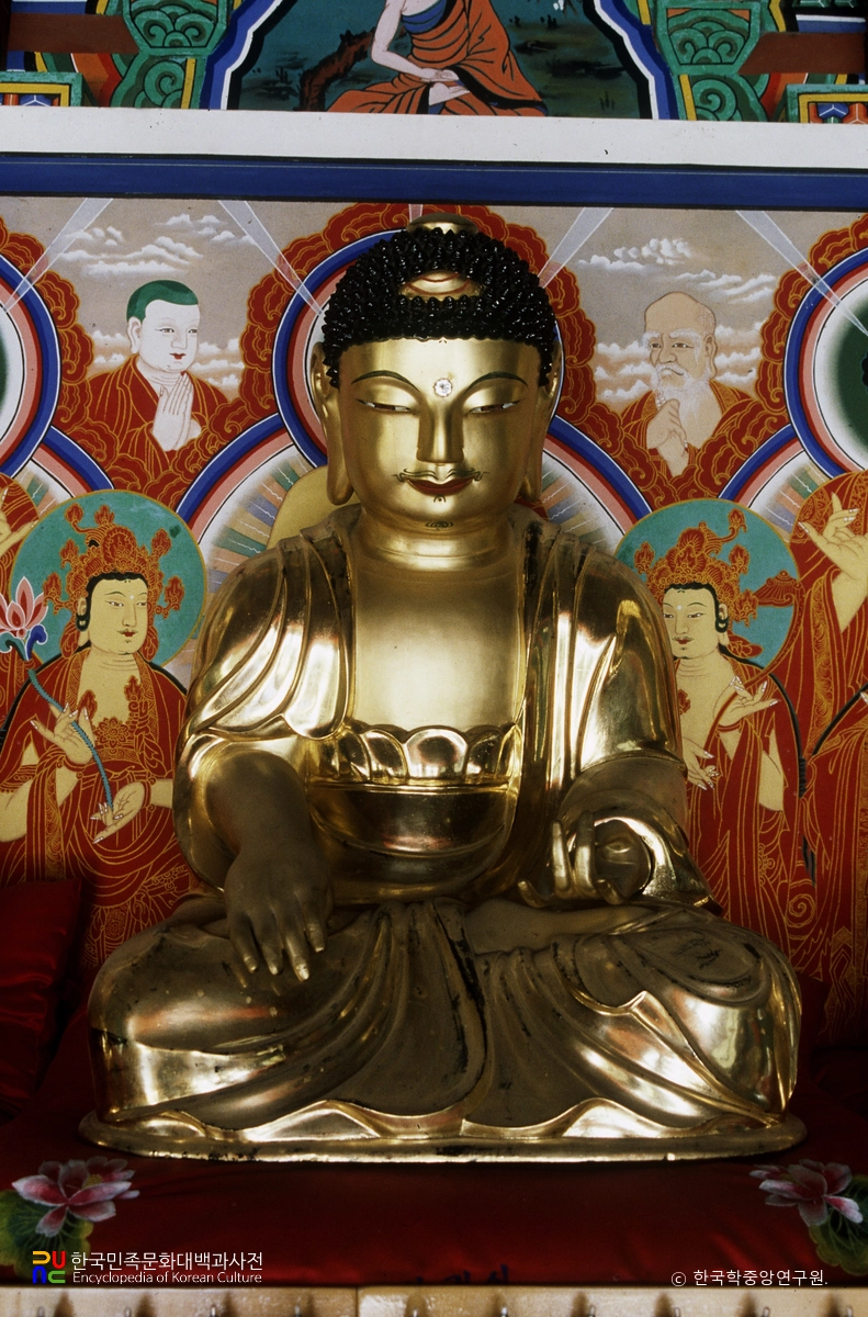 강진 옥련사 목조여래좌상