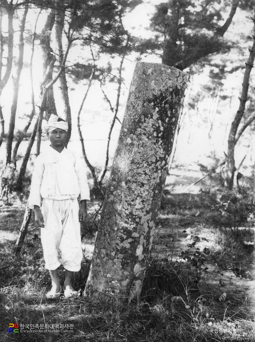 경주 신라 원성왕릉 석주