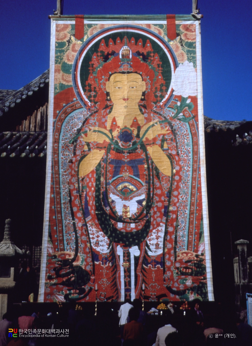 양산 통도사 괘불탱
