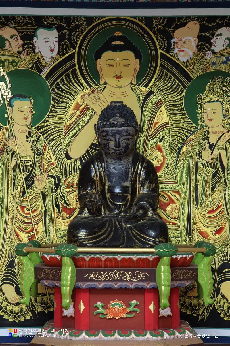 하동 청심사 목조아미타여래좌상