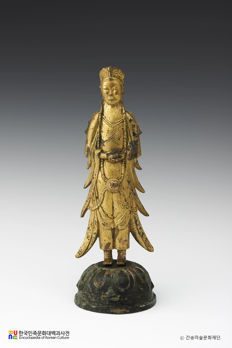 금동보살입상