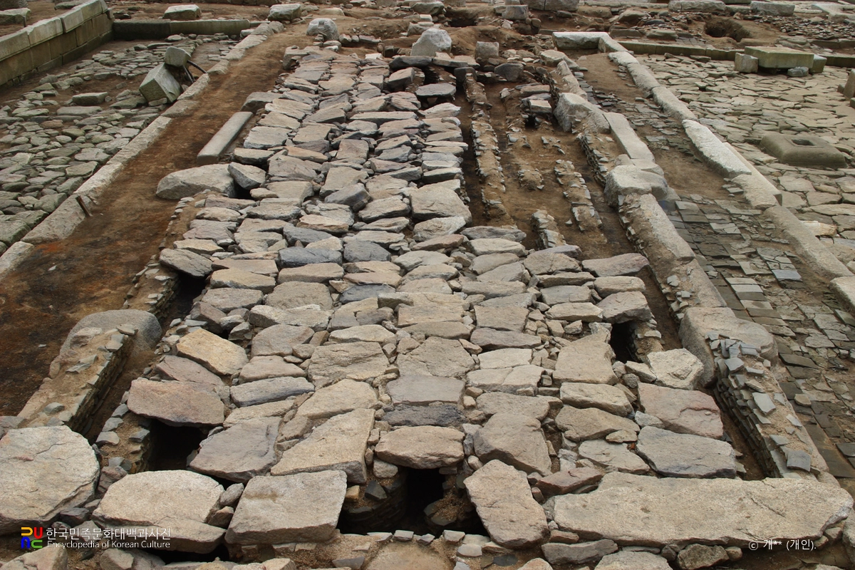 양주 회암사지 중 동운집 구들