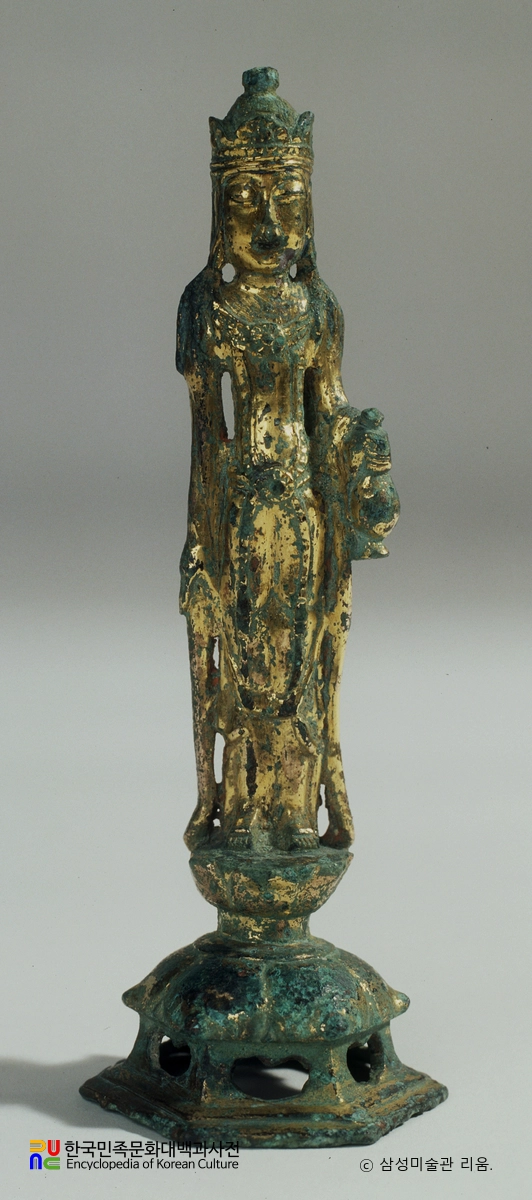 금동 관음보살 입상