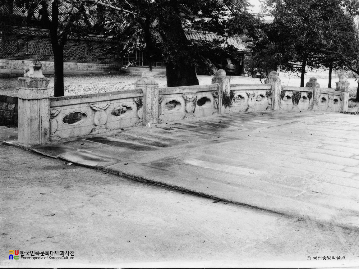 창덕궁 금천교 북측 난간