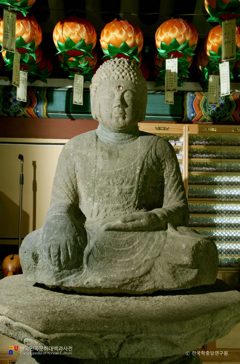 울산 간월사지 석조여래좌상