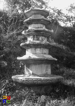 대동 율리사지 팔각오층석탑