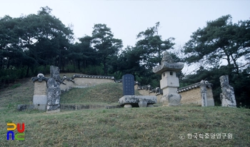 춘천 김청풍 부원군 묘 정측면