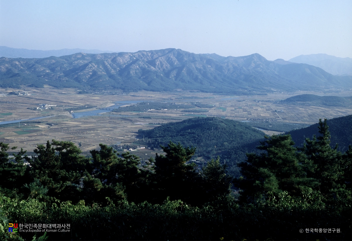 경주 남산 일원 전경