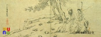 해남 윤씨 가전 고화첩 일괄 / 고사인물도