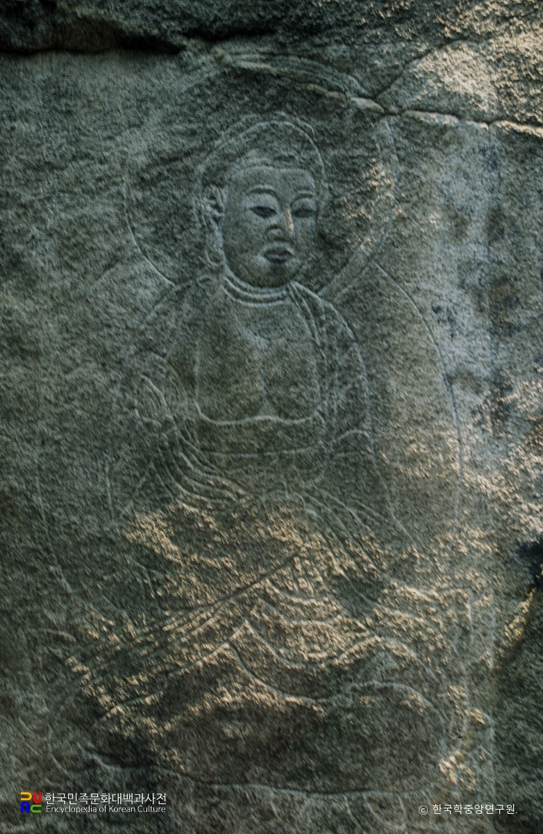 봉천동 마애미륵불 좌상