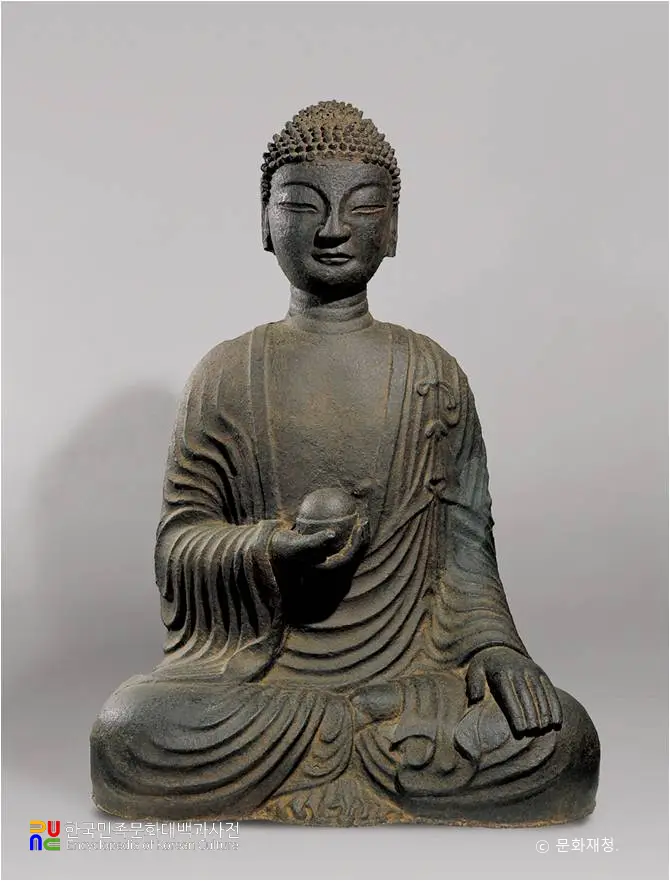 원주 학성동 철조약사여래좌상