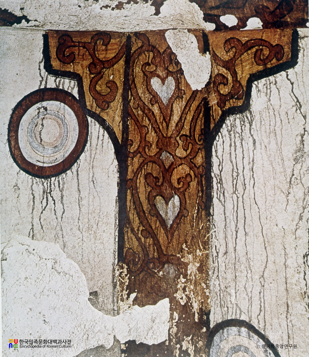 환문총 널방 기둥