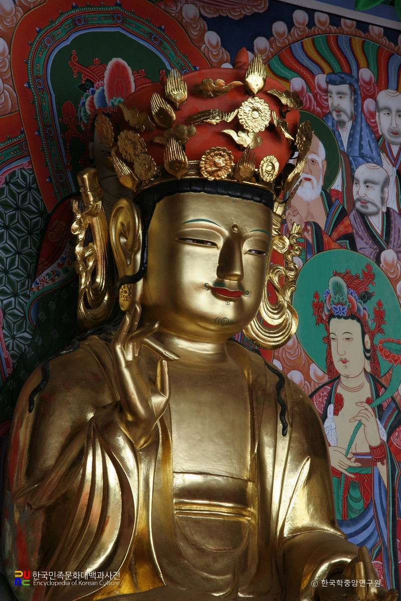 의령 백련암 목조보살좌상과 복장유물일괄 / 목조보살좌상