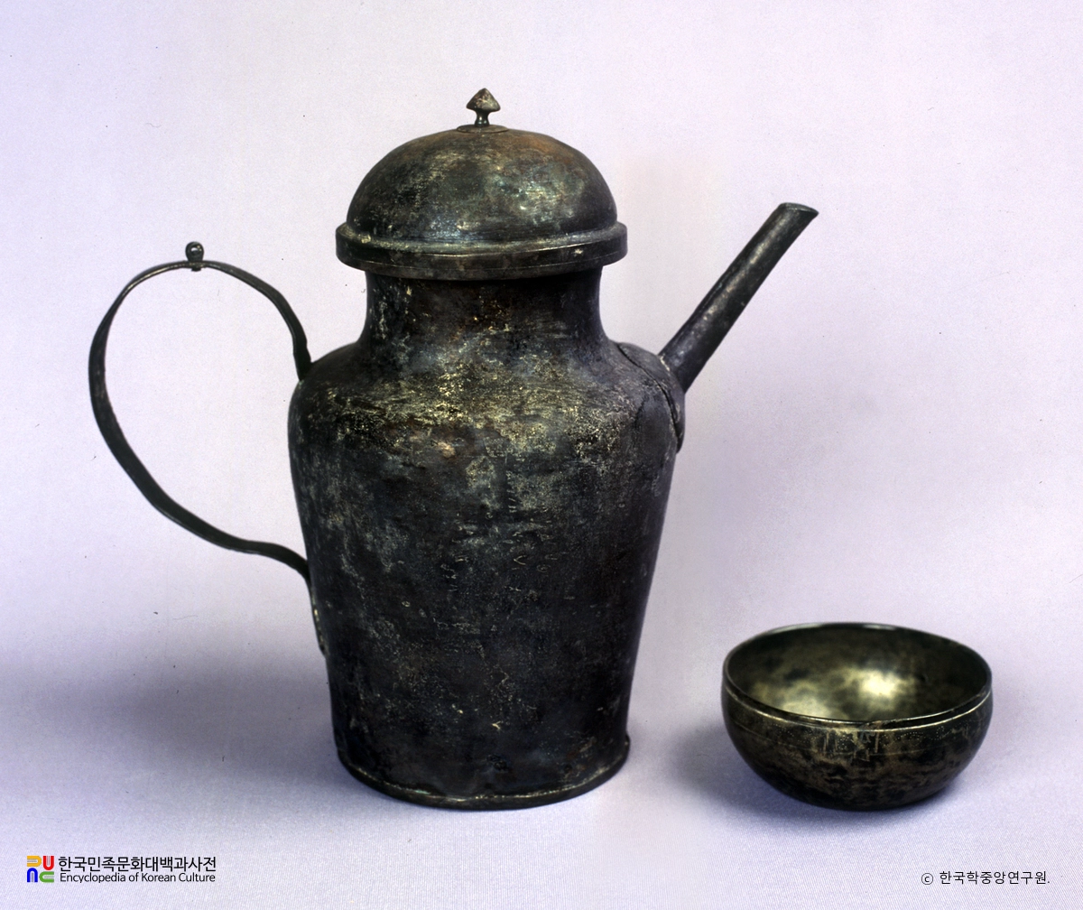 은제 주자 및 잔