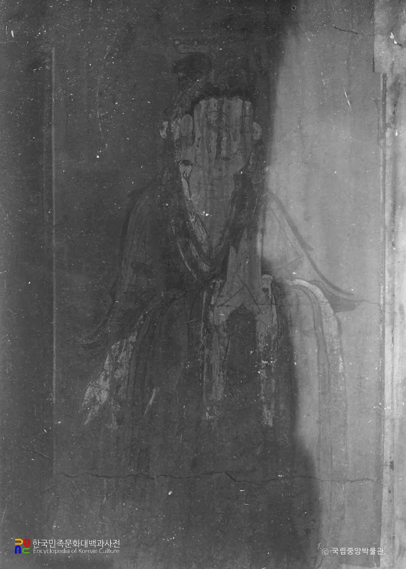 영주 부석사 조사당 벽화 제석천