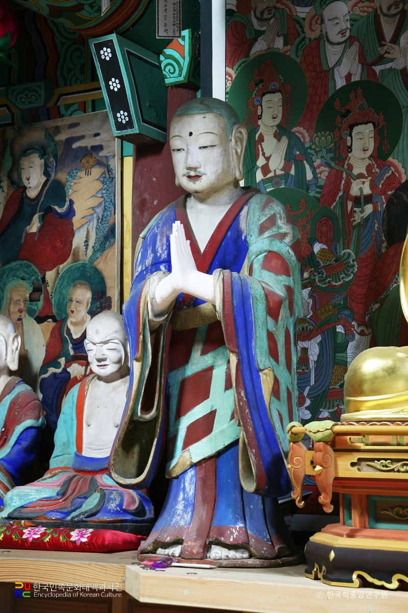 나주 다보사 영산전 목조석가여래삼존상 / 아난존자