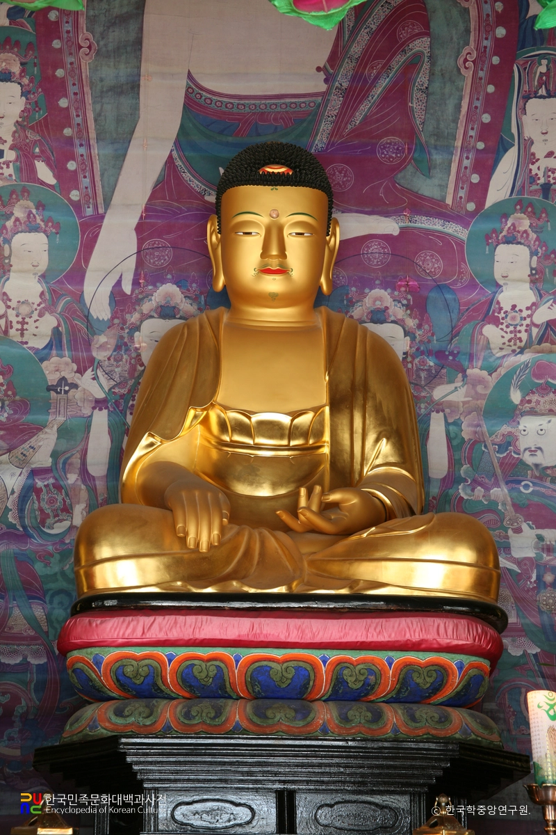 하동 쌍계사 목조석가여래삼불좌상 및 사보살입상