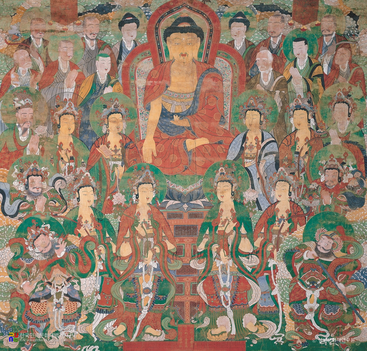 용봉사 영산회 괘불탱