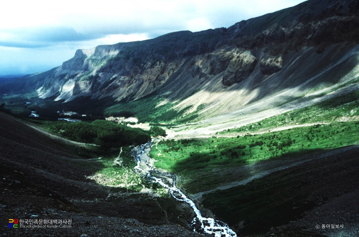 빙하계곡 / 백두산