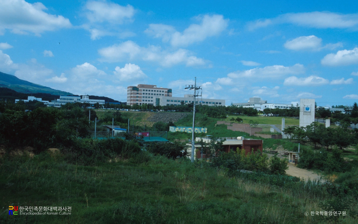 경산 경일대학교 정문 일대 교사