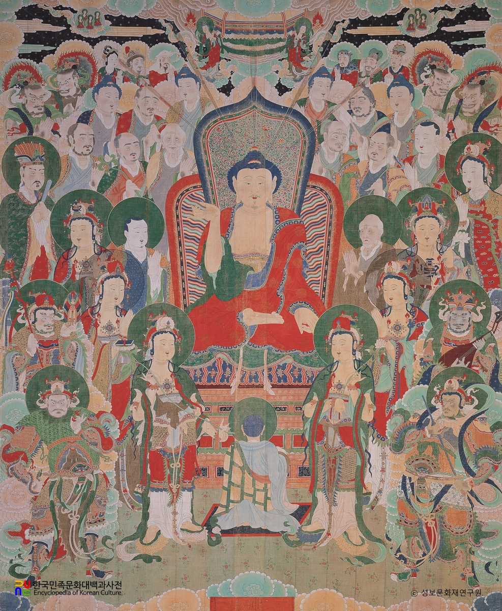 청룡사 영산회 괘불탱