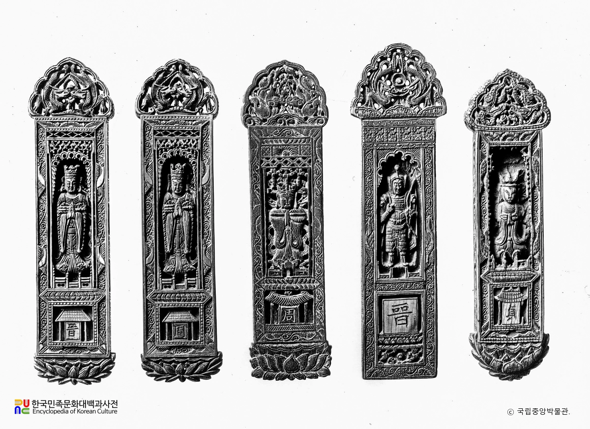 순천 송광사 경패 이면