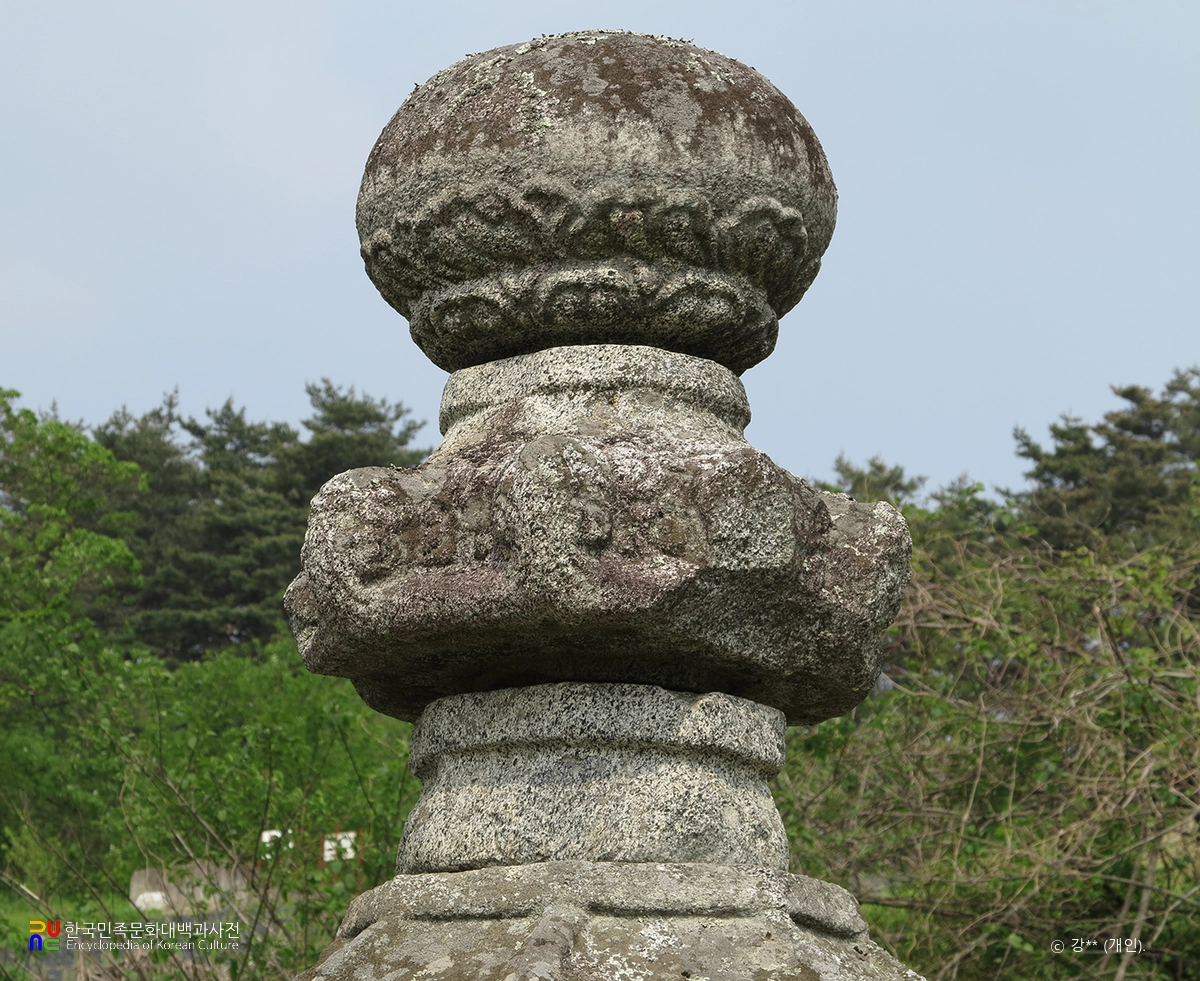 강릉 굴산사지 승탑 / 상륜부