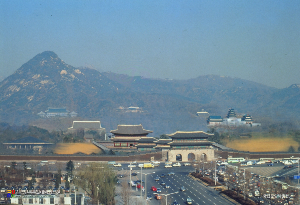 서울 경복궁 전경