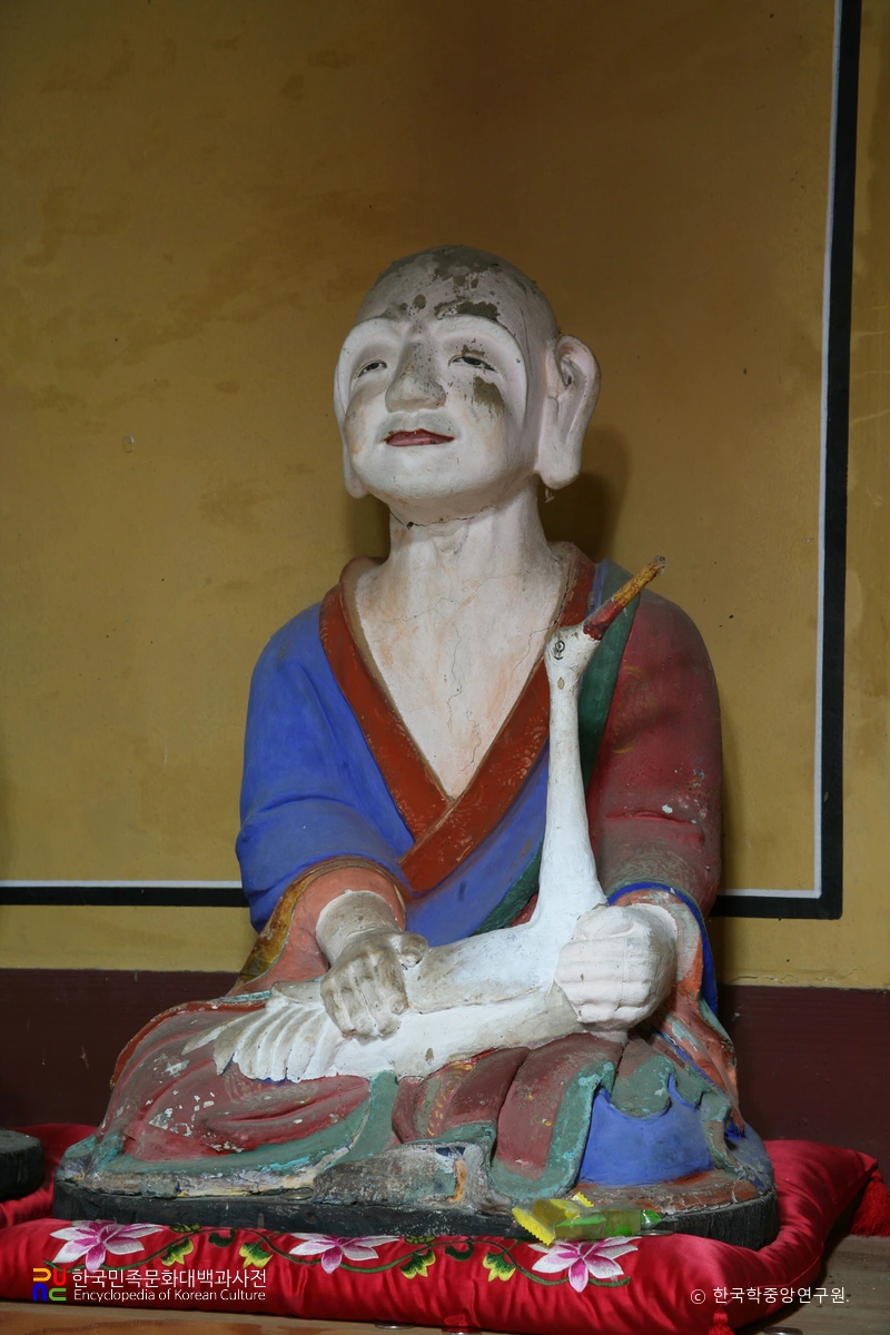 나주 다보사 영산전 소조십육나한좌상