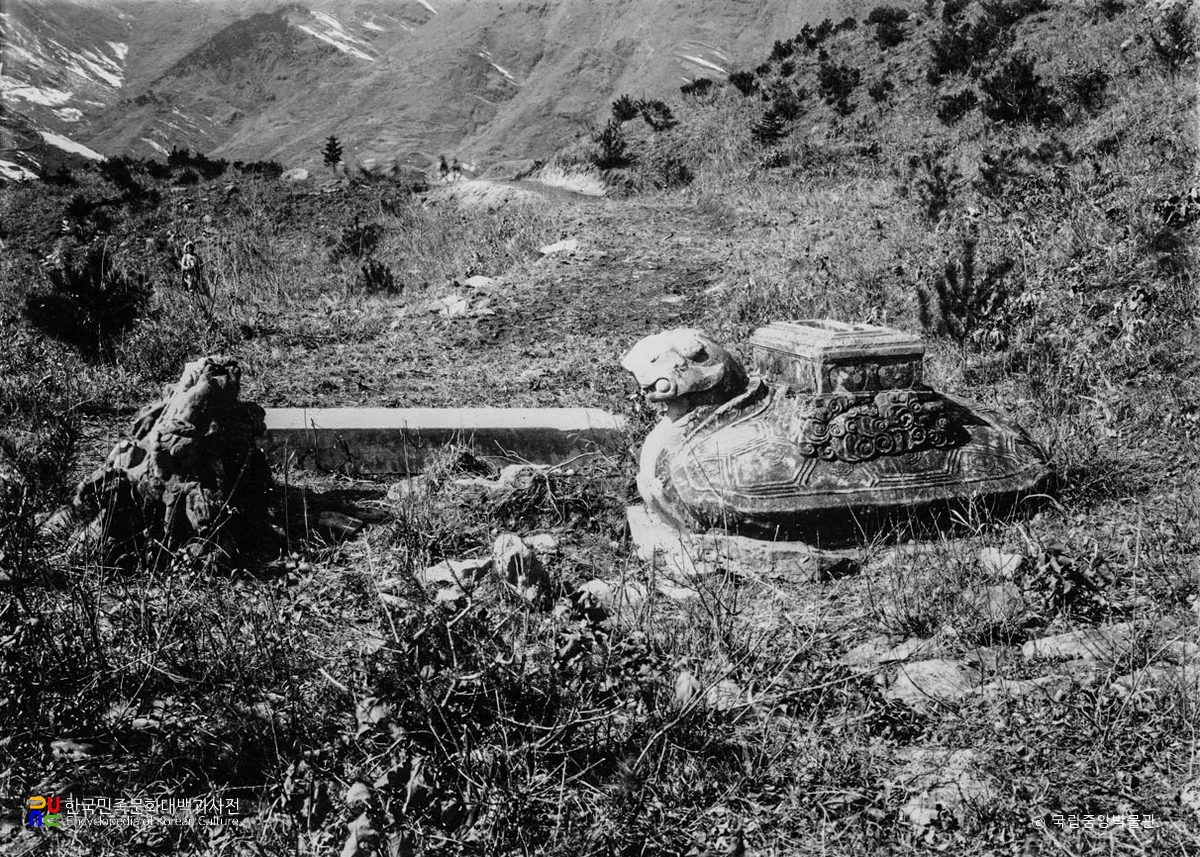 제천 월광사지 원랑선사탑비 전경