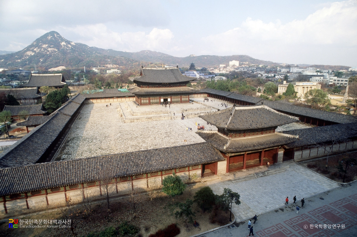 서울 경복궁 근정전 일대