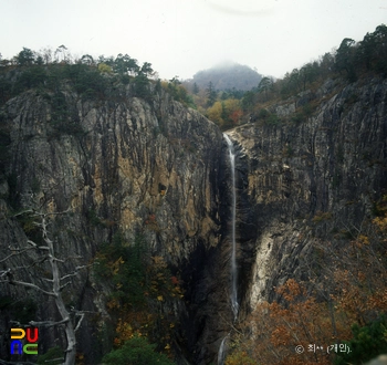 설악산 천연보호구역 대승폭포