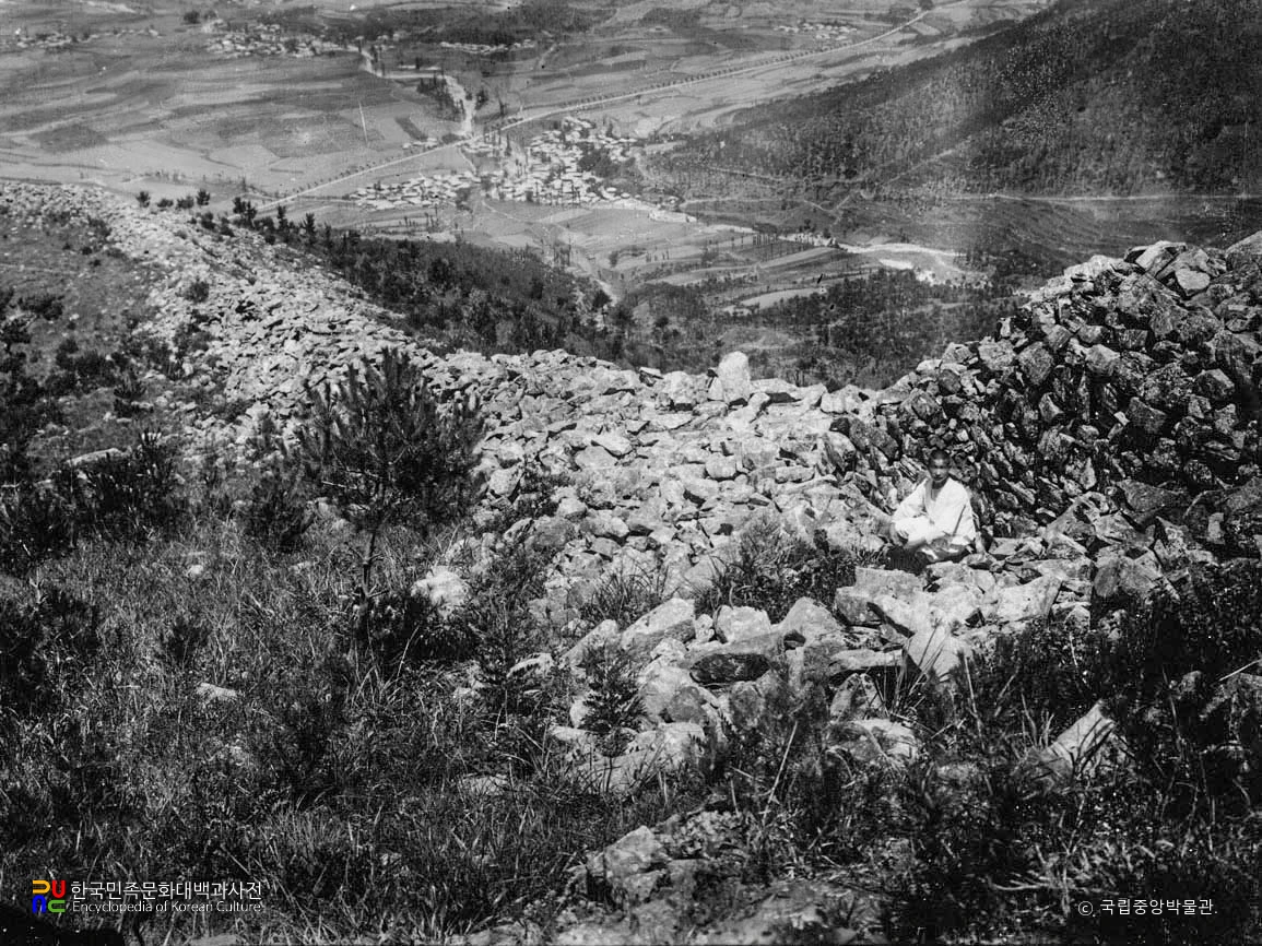 목마산성 북벽 능선