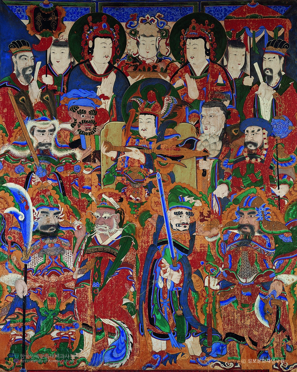 진천 영수사 신중도