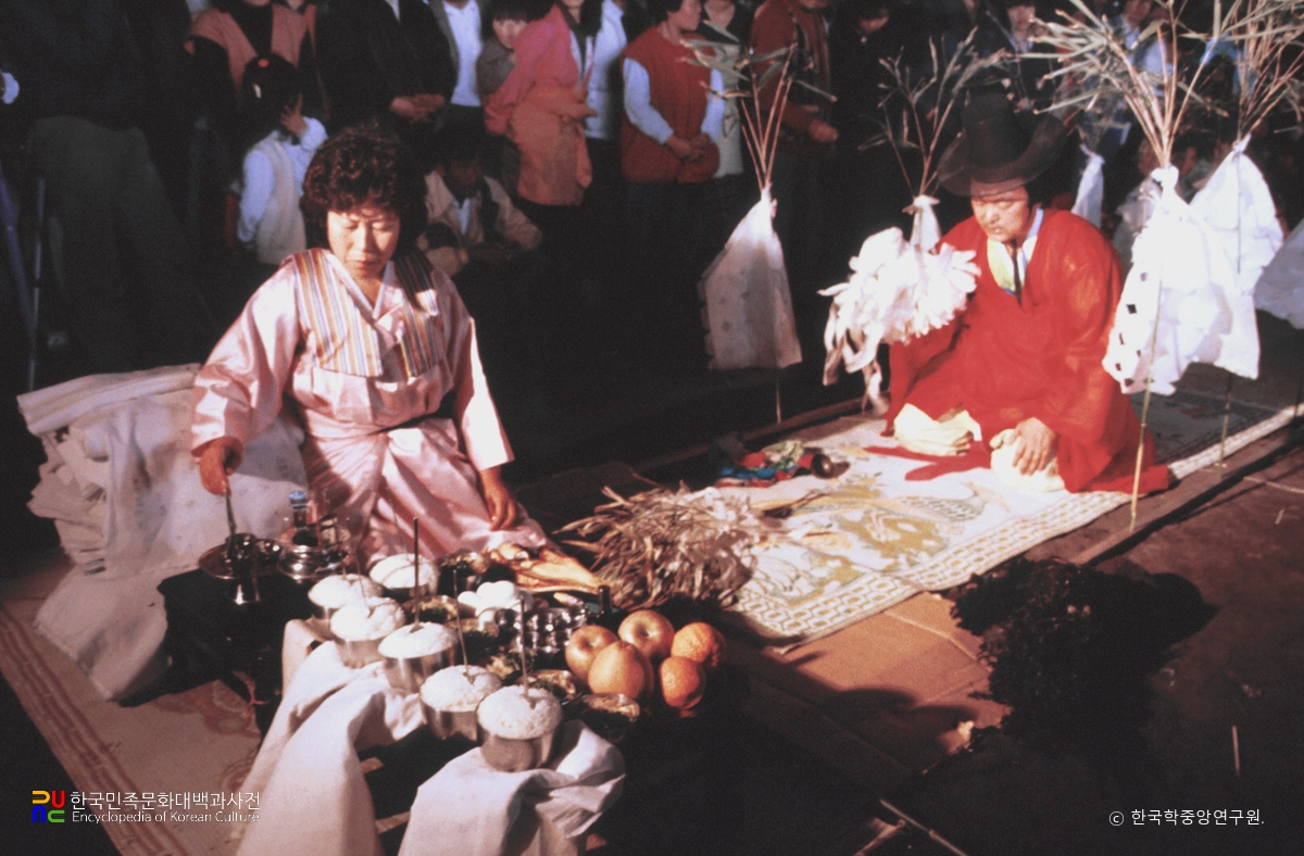 제주 칠머리당 영등굿 / 신받음