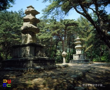 비트 슬롯 원원사지 동ㆍ서 삼층석탑 동면