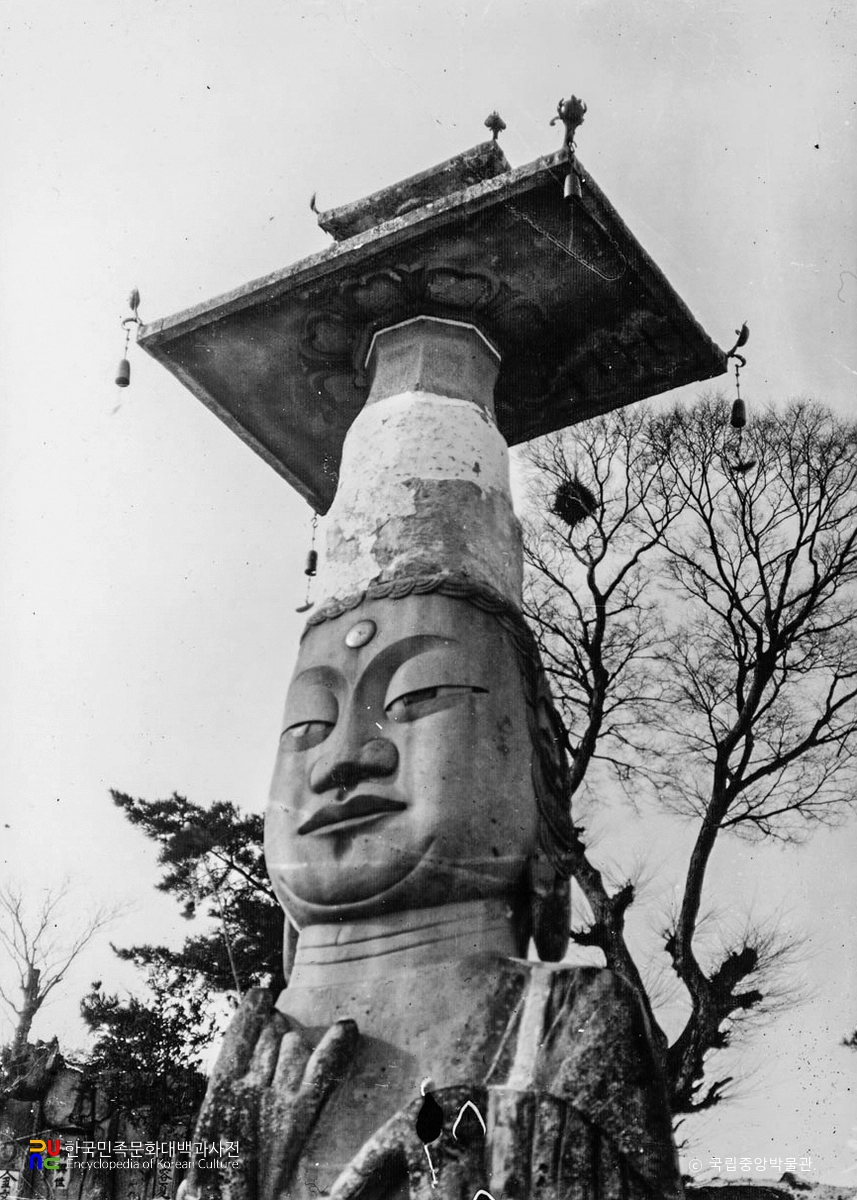 논산 관촉사 석조 미륵보살입상