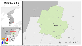 부산광역시 금정구 법정구역도
