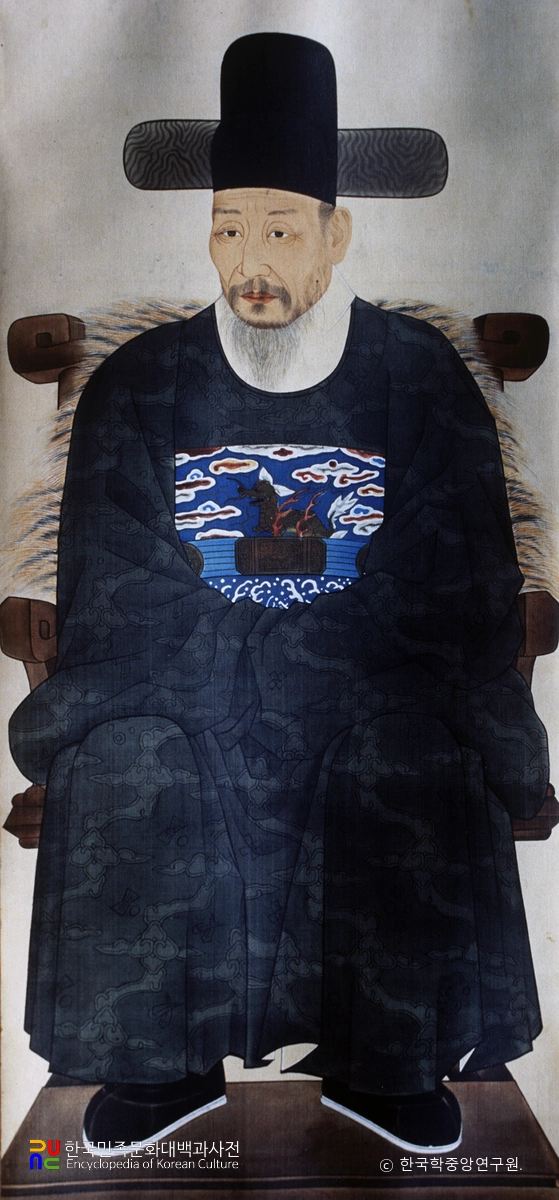 이삼 장군 유물(영정첩·검·철퇴·언월도)