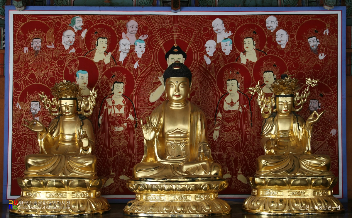 문경 대승사 금동아미타여래좌상