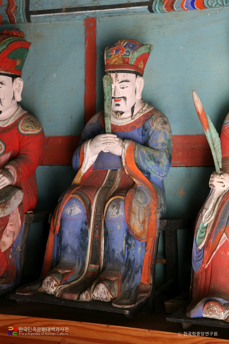 고창 문수사 목조지장보살좌상 및 시왕상