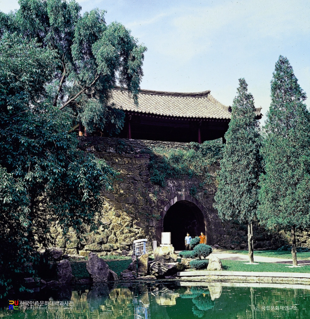 사리원 정방루 전경