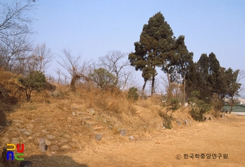 광명 충현서원지 석계 정측면