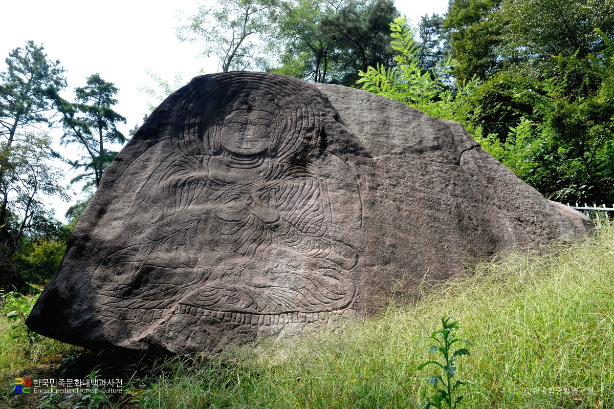 이천 소고리 마애여래좌상
