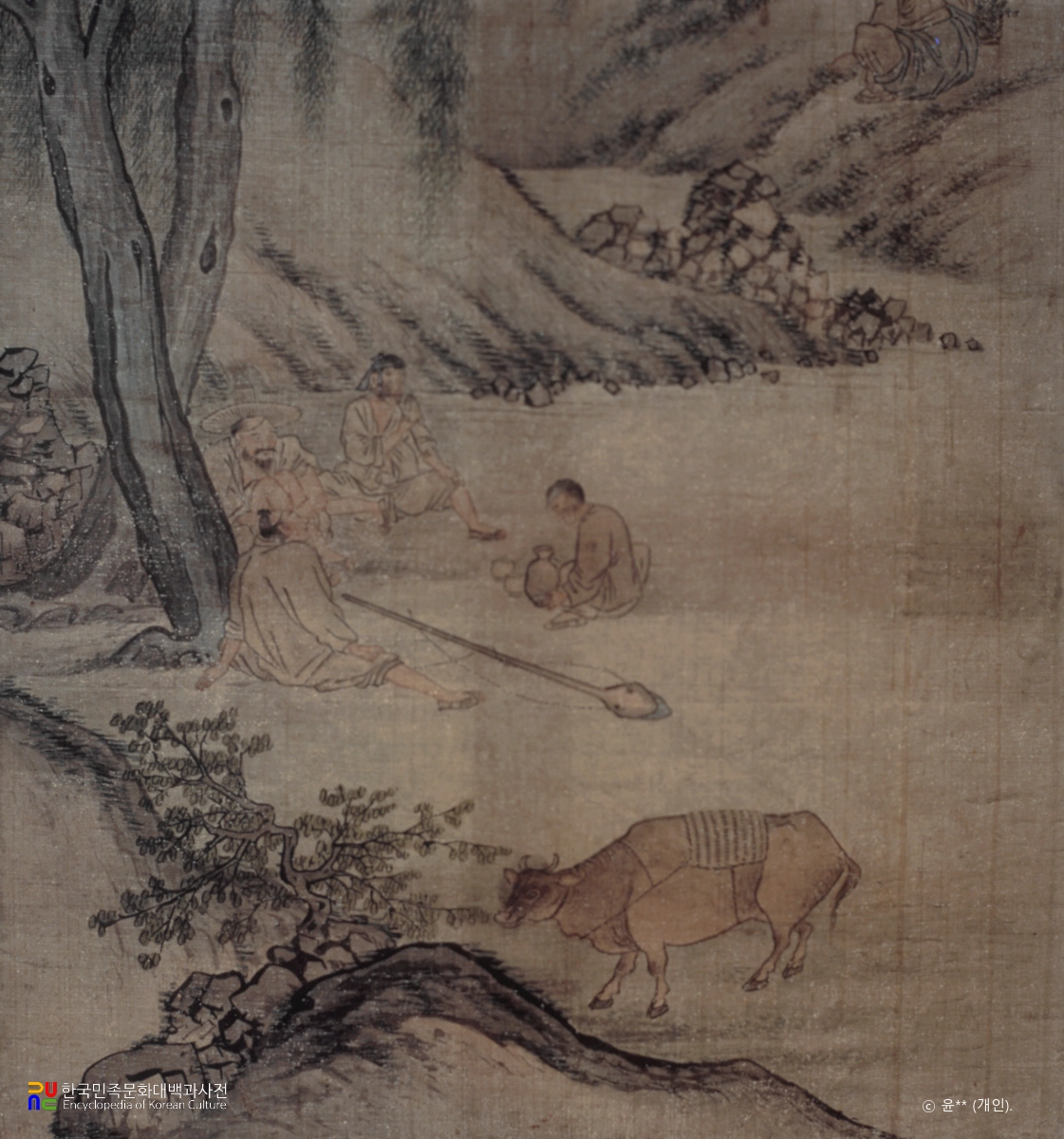 풍속도 중 새참