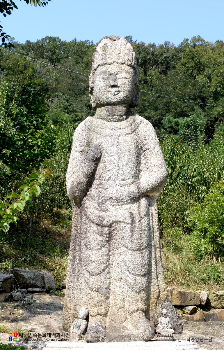 원주 봉산동 석조보살입상
