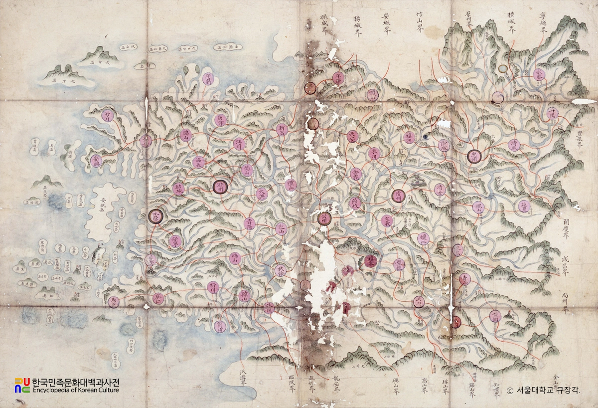 호서전도(호서지도 제4첩)