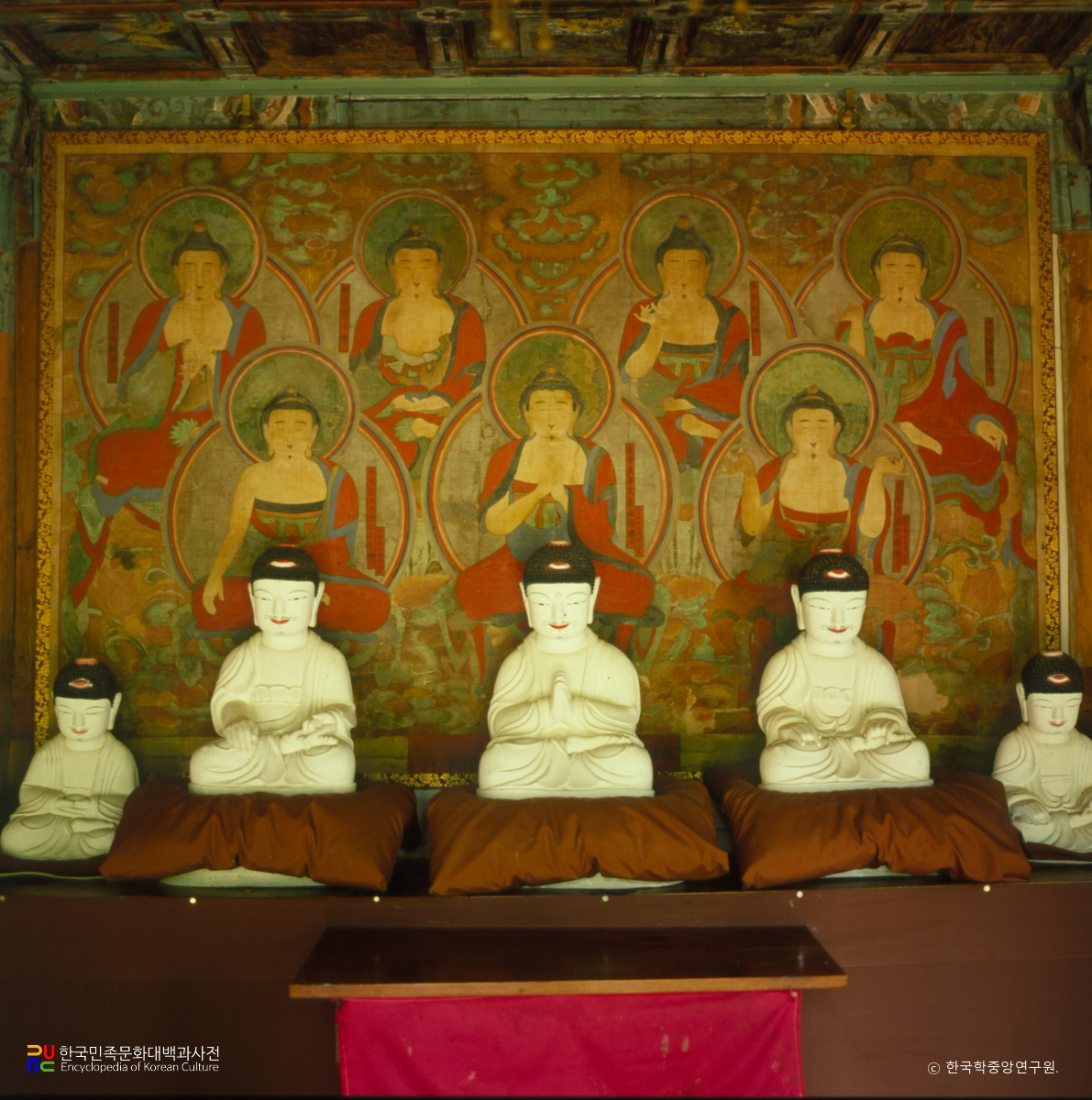 순천 송광사 오십삼불탱 중 칠불탱